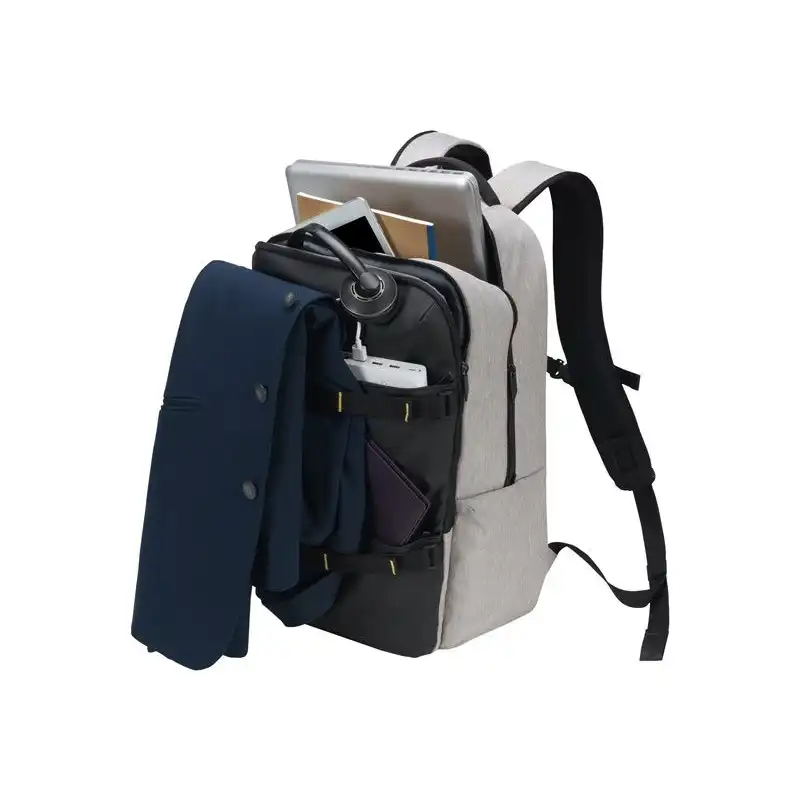 DICOTA Backpack MOVE - Sac à dos pour ordinateur portable - 13" - 15.6" - gris clair (D31766)_1